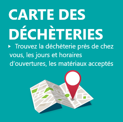 Carte des déchéteries