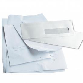 Les enveloppes et papiers de bureau